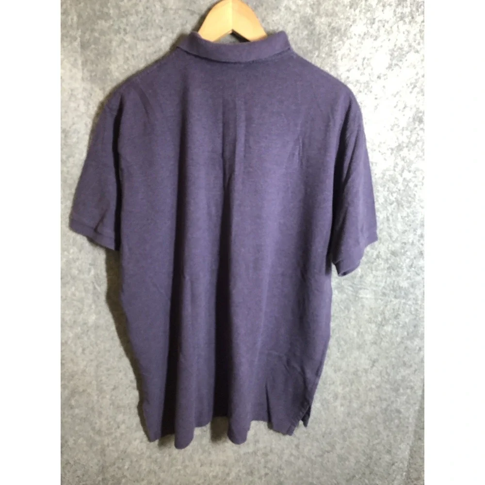 Ralph Lauren Shirt Men XL Purple Polo Soft Cotton Performance Sport Golf